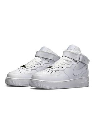 Оригінальні кросівки  Nike Air Force 1 Зима білі