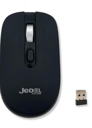 Беспроводная оптическая мышь Jedel WD100 Black ,мышка для комп...