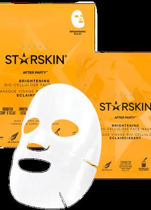 Тканевая осветляющая маска для лица с био-целлюлозой Starskin