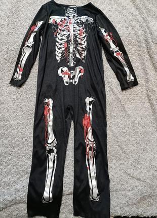 Карнавальный костюм скелет кощей 7-8 лет