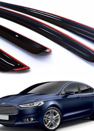 Дефлекторы окон ветровики для авто Ford Mondeo V седан 2015-20...