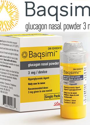 Спрей глюкагон Baqsimi 3 mg