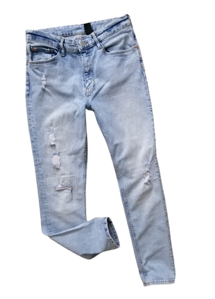 Классные джинсы скинни хлопцю h&m 170 в отличном состоянии