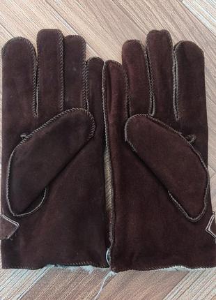 Замшевые мужские перчатки avon