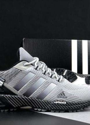 Adidas marathon кроссовки мужские серые текстиль сетка адидас ...