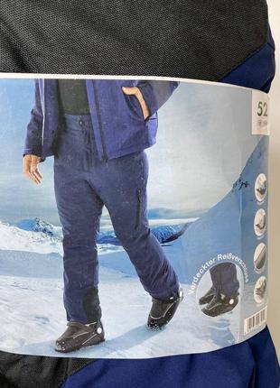 Мужские лыжные горнолыжные брюки полукомбинезон 52