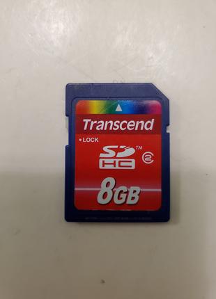 Карта памяти SD 8gb Transcend Рабочая