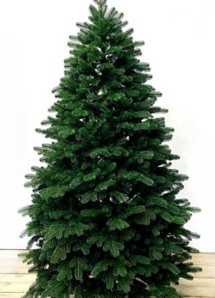 Елка литая Super Lux пышная 220 см зеленая Новогодняя елка иск...