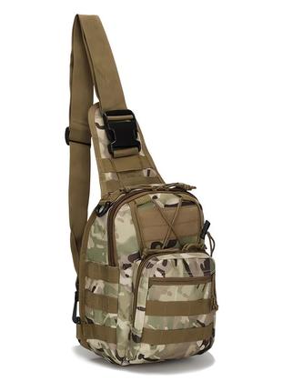 Тактическая сумка через плечо военная сумка слинг мультикам