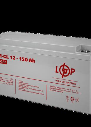 Аккумулятор гелевый 150 Ah (ампер-часов) LogicPower LPM-GL 12V
