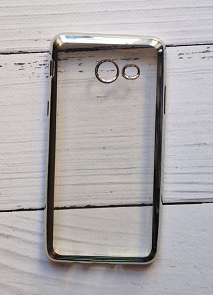 Чехол Samsung J520 Galaxy J5 для телефона силиконовый Прозрачный