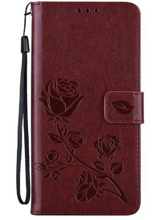 Чехол-книжка "Роза" для Xiaomi Redmi 6a