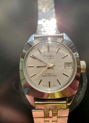 Timex automatic 17j механические женские часы, швейцария