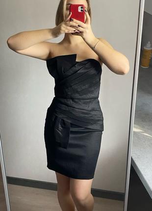 Сукня вечірня чорна 40 розмір (M-L)