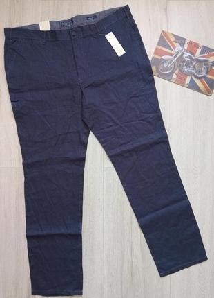 Мужские льняные брюки большого размера чинос р. 60 regular