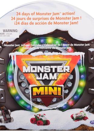 Monster Jam Mini Holiday Advent Calendar, 24 дні міні-вантажів...: цена  3640 грн - купить Игрушечные машинки и техника на ИЗИ | Украина