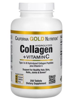 Колаген Гідролізовані пептиди + Вітамін С, Hydrolyzed Collagen...