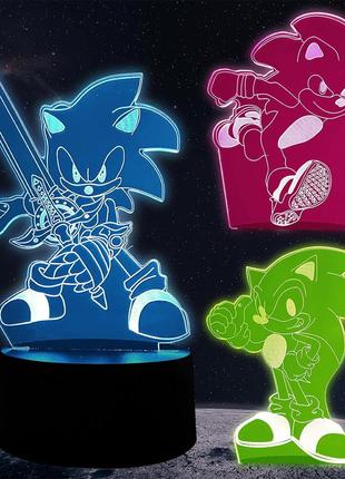 Нічник Sonic Figures Night Light