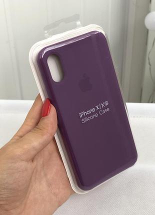 Чехол iphone x xs silicons case