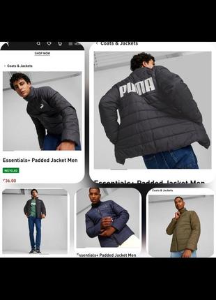 Куртка спортивна puma essentials+ padded jacket men