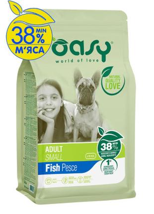 Сухой корм для собак OASY LIFESTAGE Adult Small рыба 1 кг (805...