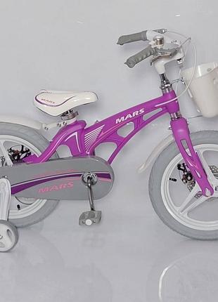 Детский легкий магниевый велосипед со складным рулем mars 2 ev...