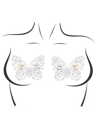 Пэстис из кристаллов Leg Avenue Chrysallis nipple sticker 18+
