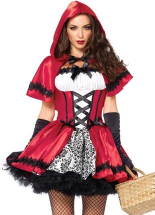 Костюм красной шапочки Leg Avenue Gothic Red Riding Hood L 18+