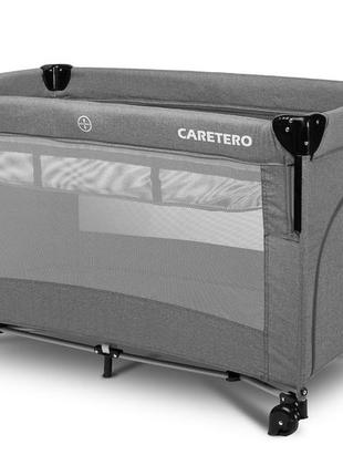 Детская кровать манеж caretero esti graphite