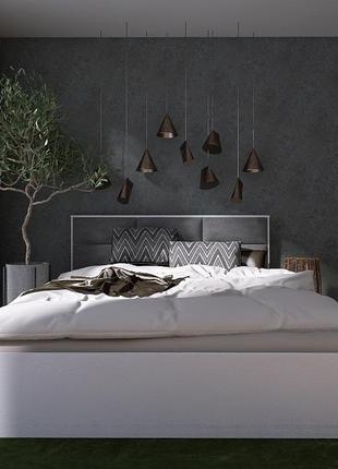 Ліжко кл 1600 лайт 160х200 з підйомним механізмом, німфея альба