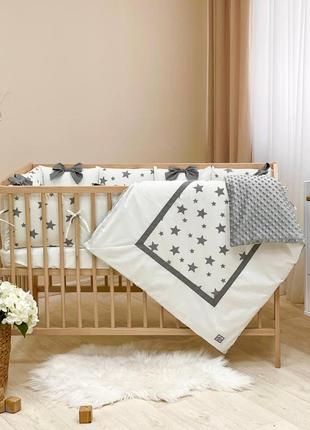 Комплект постельного белья для новорождённого коллекция №4 зве...