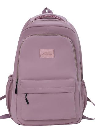 Рюкзак JINISIAO женский детский школьный портфель розовый