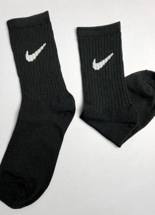 Шкарпетки жіночі високі nike 1 пара 36-41 чорні