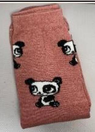 Шкарпетки жіночі високі 1 пара "панда" 36-41 р