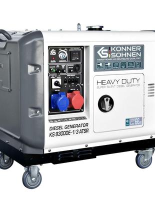 Дизельный генератор передвижной 7,5 кВт Konner & Sohnen KS 930...