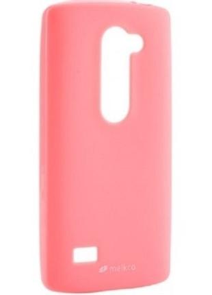 Чохол + плівка для LG Leon H324 - Melkco PJ рожевий