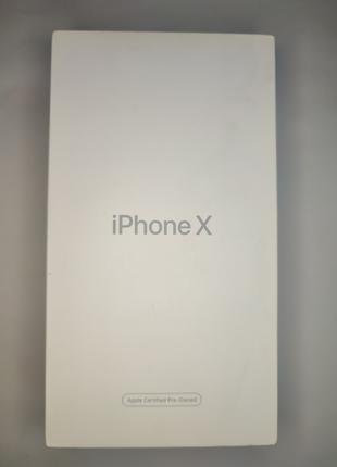Коробка Apple iPhone X Silver 256Gb, A1865