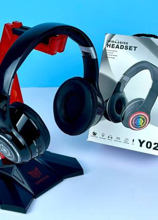 Wireless Headset Y02 Бездротові Bluetooth Навушники з підсвіткою