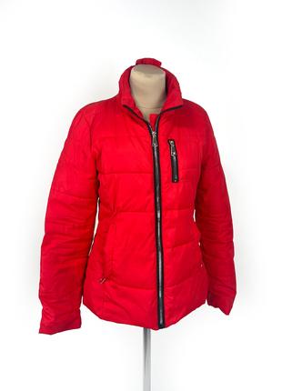 Куртка стильна S.Xueqi, червона, утеплена, Розмір S (164) Дуже...