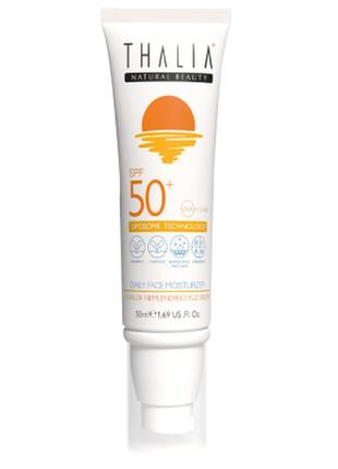 Сонцезахисний зволожуючий крем-протектор для обличчя з spf 50+...