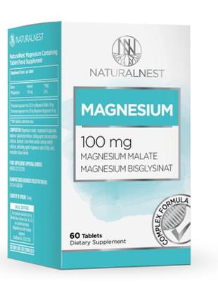 Диетическая добавка "магний" naturalnest, 60 таблеток