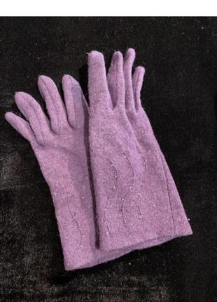 Перчатки женские теплые