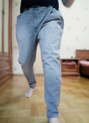 Джинсы серого цвета, настоящий плотный джинс от c&amp;a