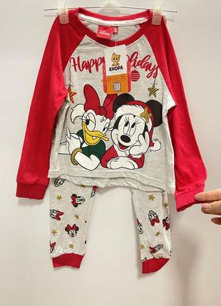 Хлопковая пижама для девочки бренда disney 98/104 см