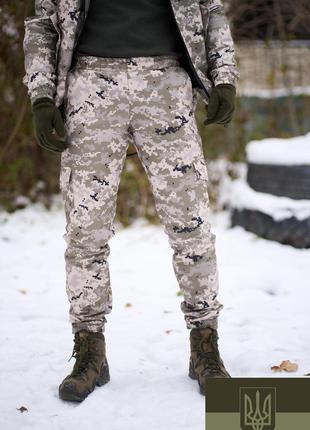 Зимние штаны Пиксель Зимняя форма ЗСУ Тактические тёплые штаны...