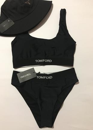 Купальник Tom Ford Том Форд черный цельный LUX брендовый