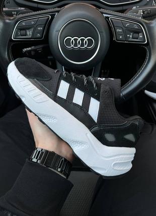 Мужские Кроссовки Adidas ZX 22 Boost Black White 41-42-43-44