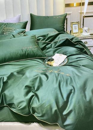 Качественное постельное белье из сатина Полуторный размер 150*...