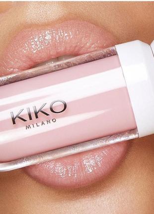 Блеск бальзам для губ kiko milano lip volume 01