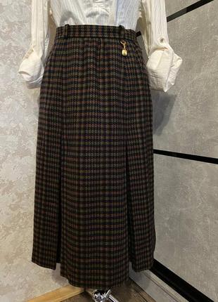 Шерстяная винтажная юбка kuhn modell